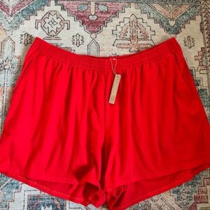 Skims Cotton Jersey Classic Shorts RUBY